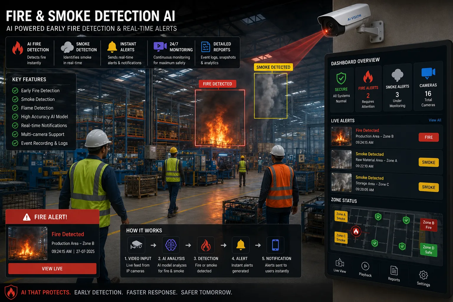 Fire & Smoke Detection System